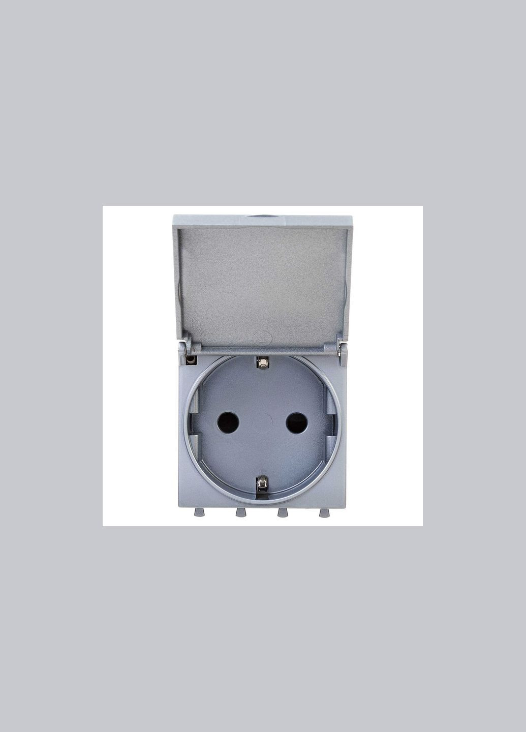 Розетка с заземлением с крышкой IP41 2 модуля [4404012] Avanti ДКС (344530287)