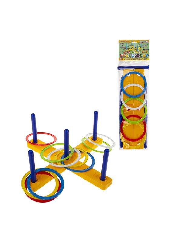 Дитяча гра для вулиці Кільцекид 1-074, 17 деталей Colorplast (334153846)