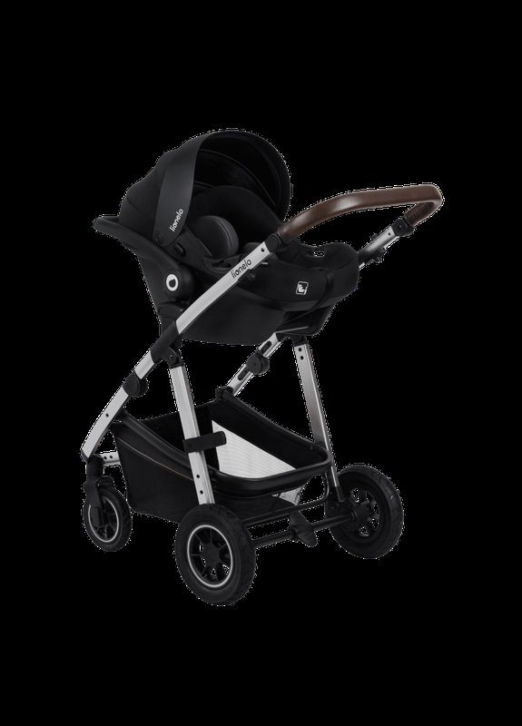 Універсальна коляска 3 в 1 AMBER BLACK SILVER Lionelo (336383248)