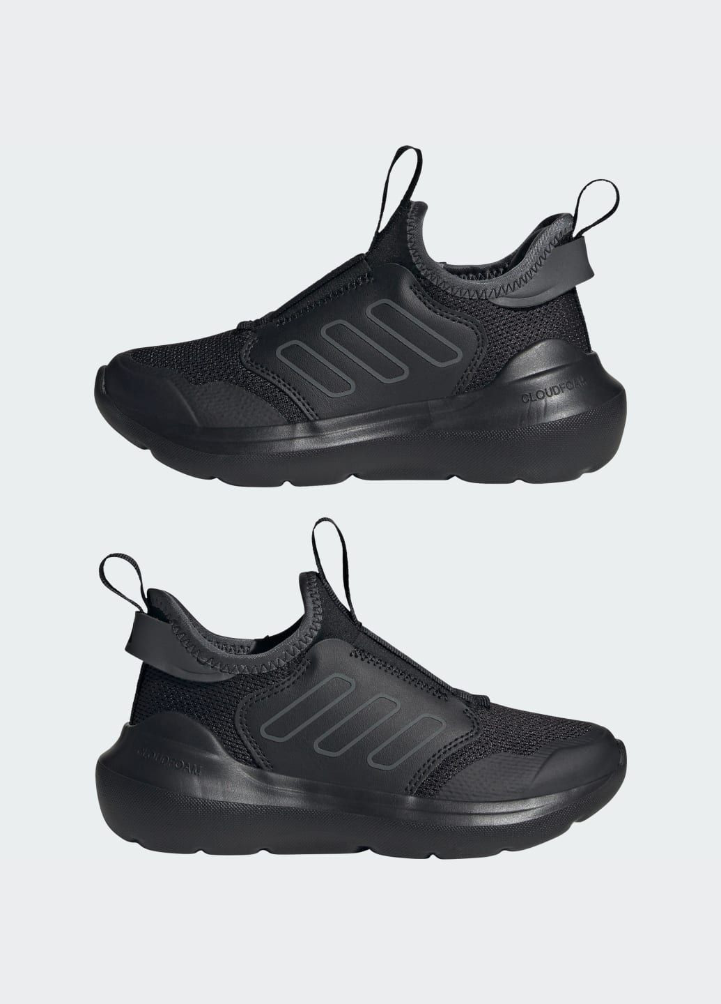 Чорні всесезонні сліпони tensaur comfort kids adidas