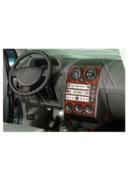 Накладки на панель (2002-2005) Карбон для Ford Fusion рр Meric (391750856)