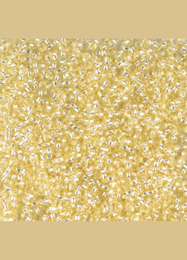 Бісер чеський Preciosa 78281, блискучій, жовтий блідий (10 г) No Brand (340485719)