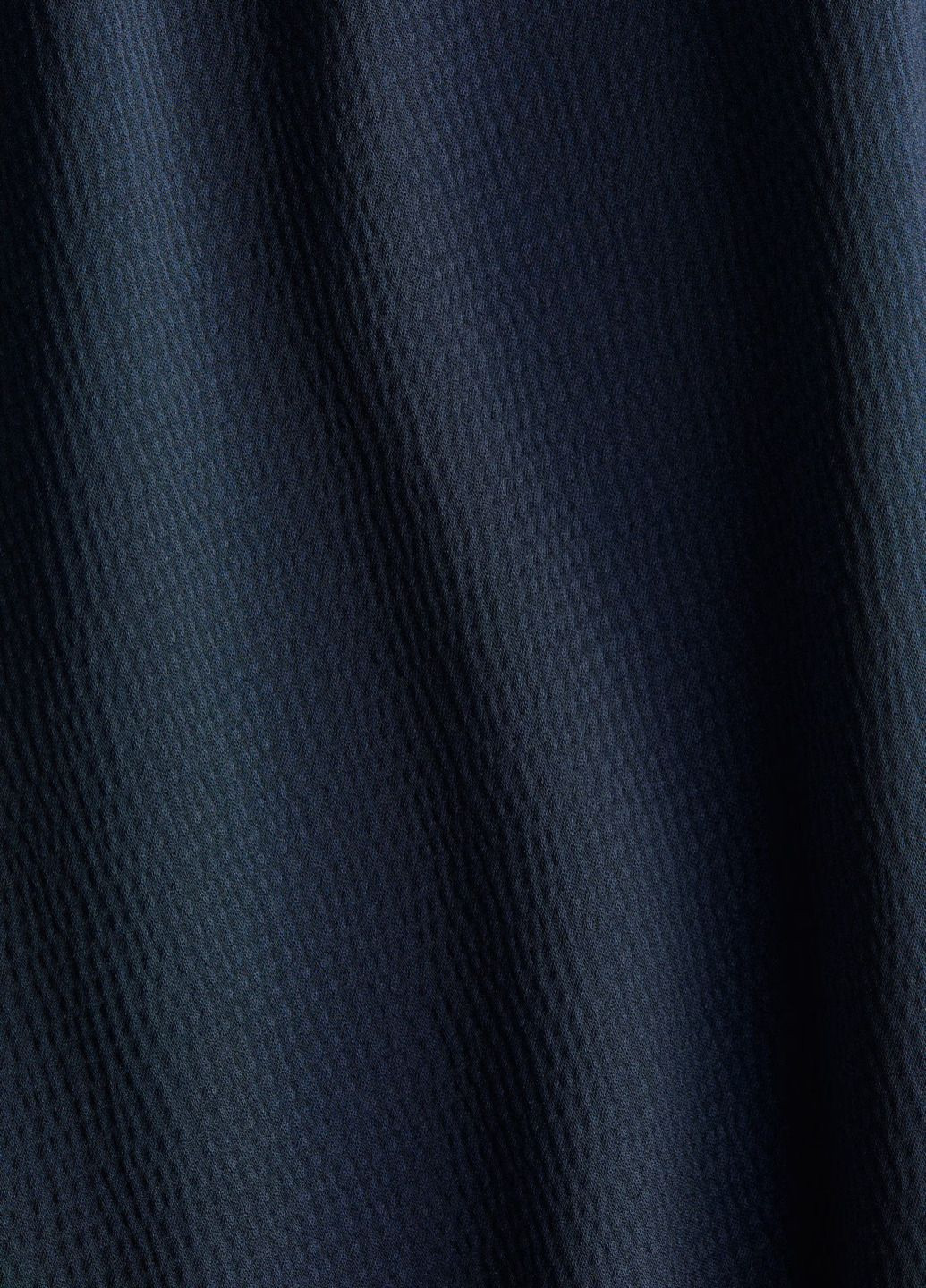 Темно-синее платье H&M однотонное