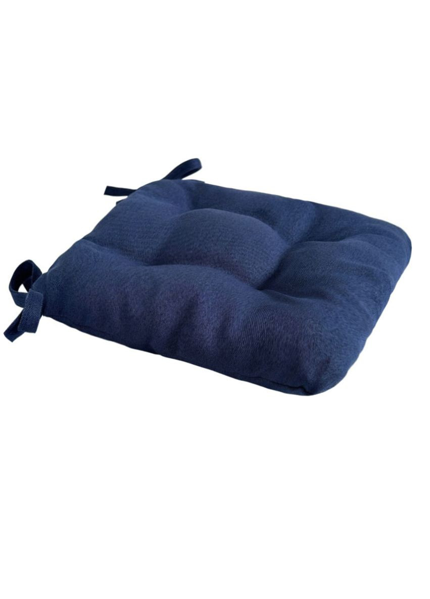 Подушка для кресла рогожка см темно-синий No Brand (324832684)