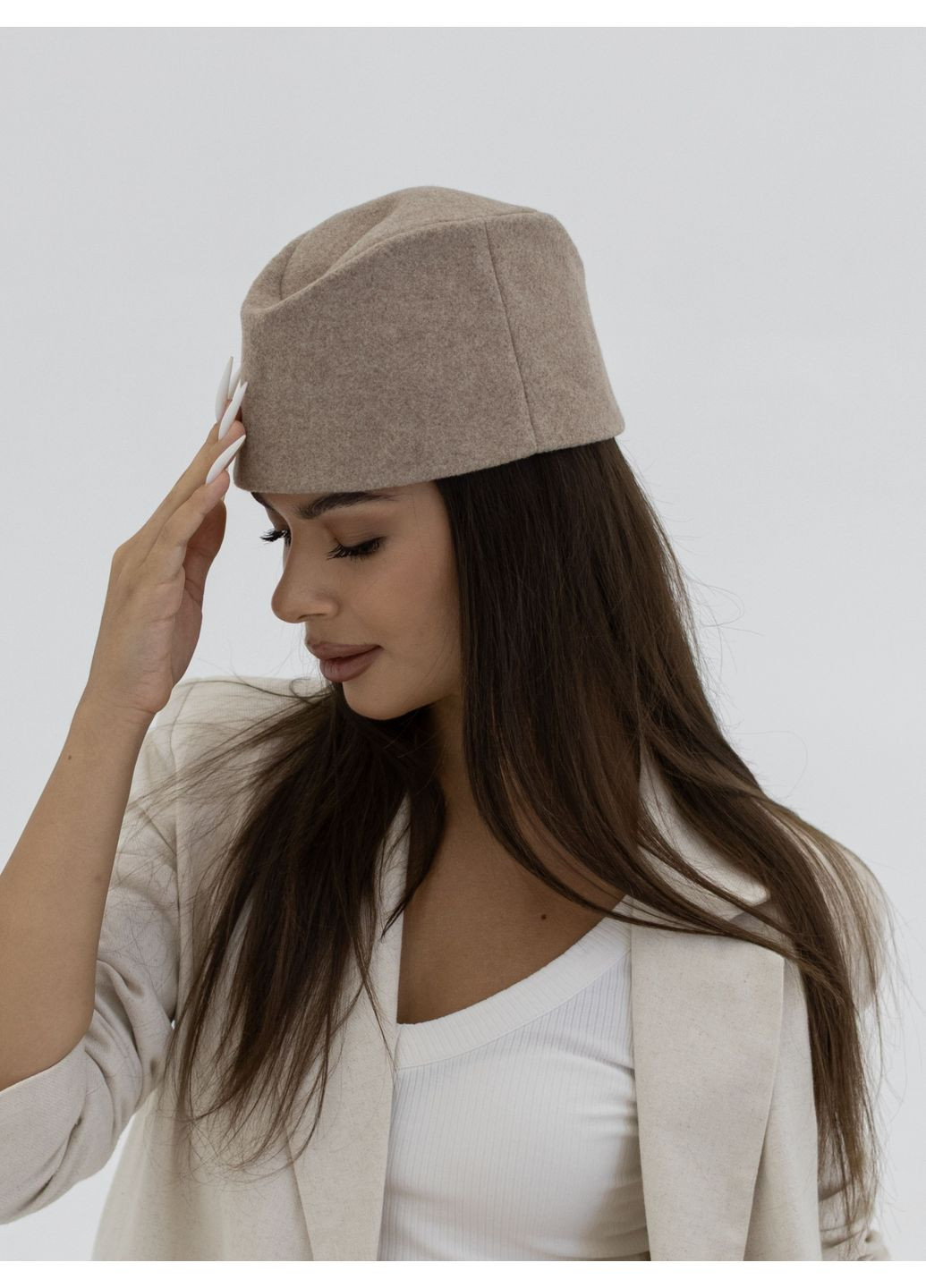 Пилотка из кашемира D.Hats (366289031)