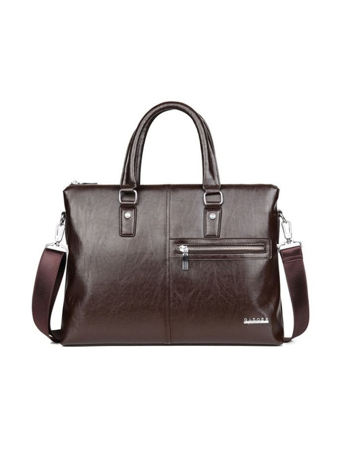 Мужская сумка для документов А4 портфель дипломат эко кожа Темно-коричневый No Brand (301212283)