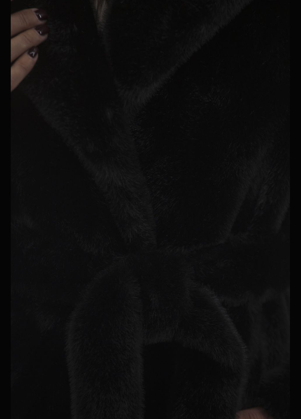 Екошуба жіноча casual з поясом, англійський комір, бежевий, Bella Bicchi (чорний, ), 46371 No Brand (331785560)