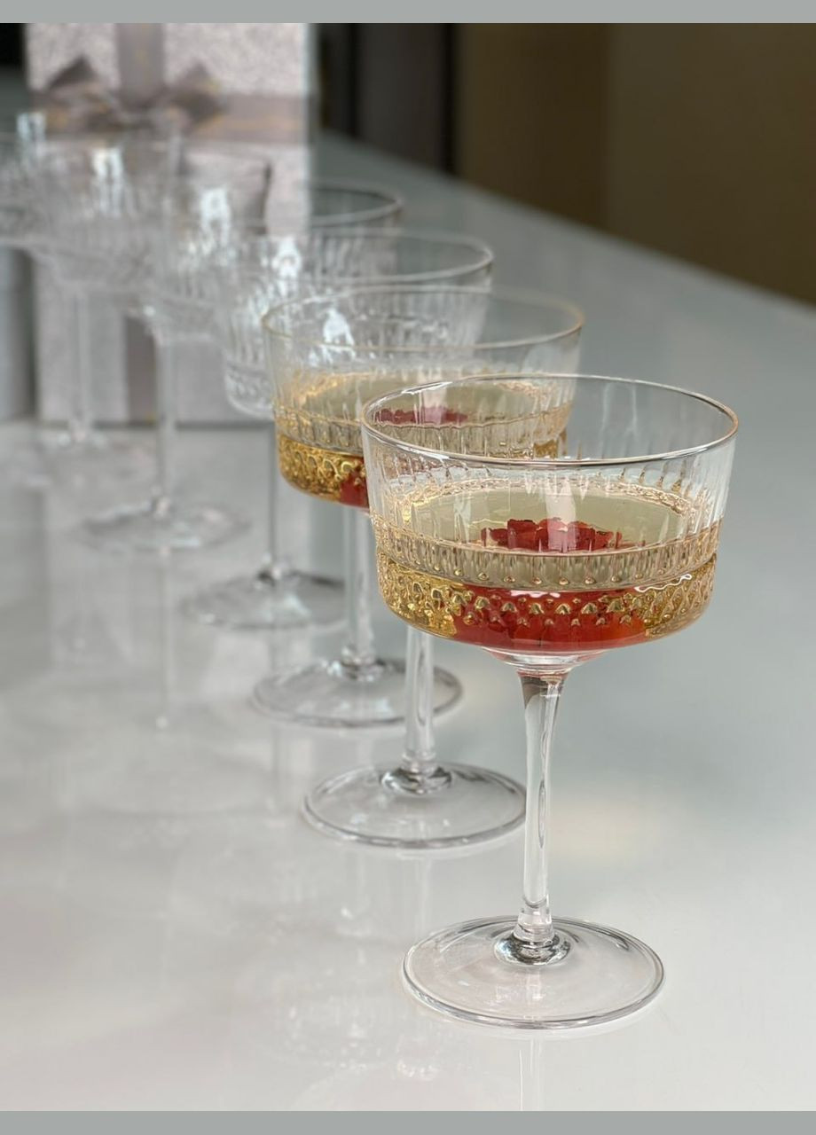 Набор 2 шт. стеклянных бокалов для напитков 340 мл. No Brand (315023530)