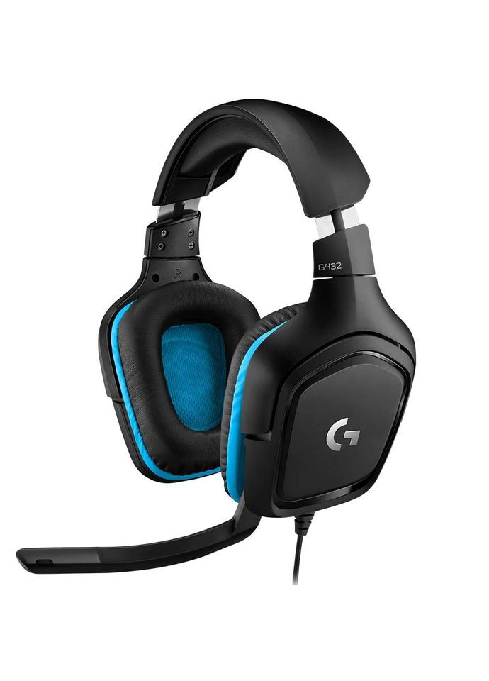 Гарнитура G432 7.1 Surround Sound Wired Gaming Headset (981-000770) Logitech (315452443)