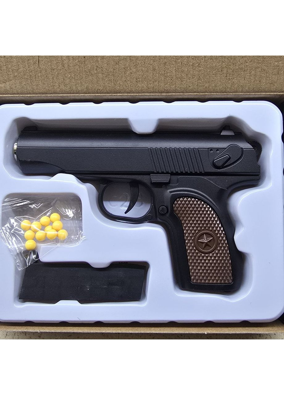 Страйкбольний металевий пістолет Макарова ПМ С28 кульки 6 мм Galaxy (367592479)