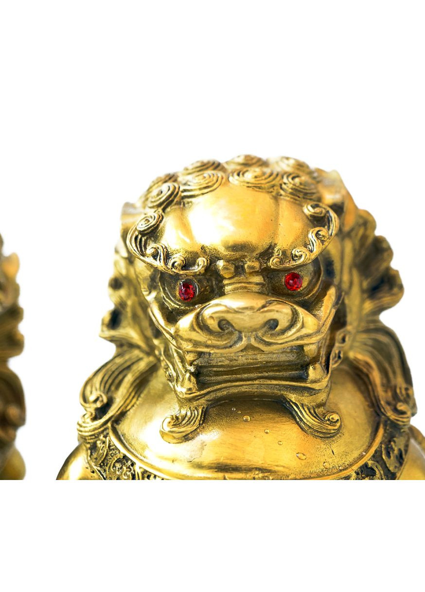 Пара Снігових левів великі No Brand (372446559)