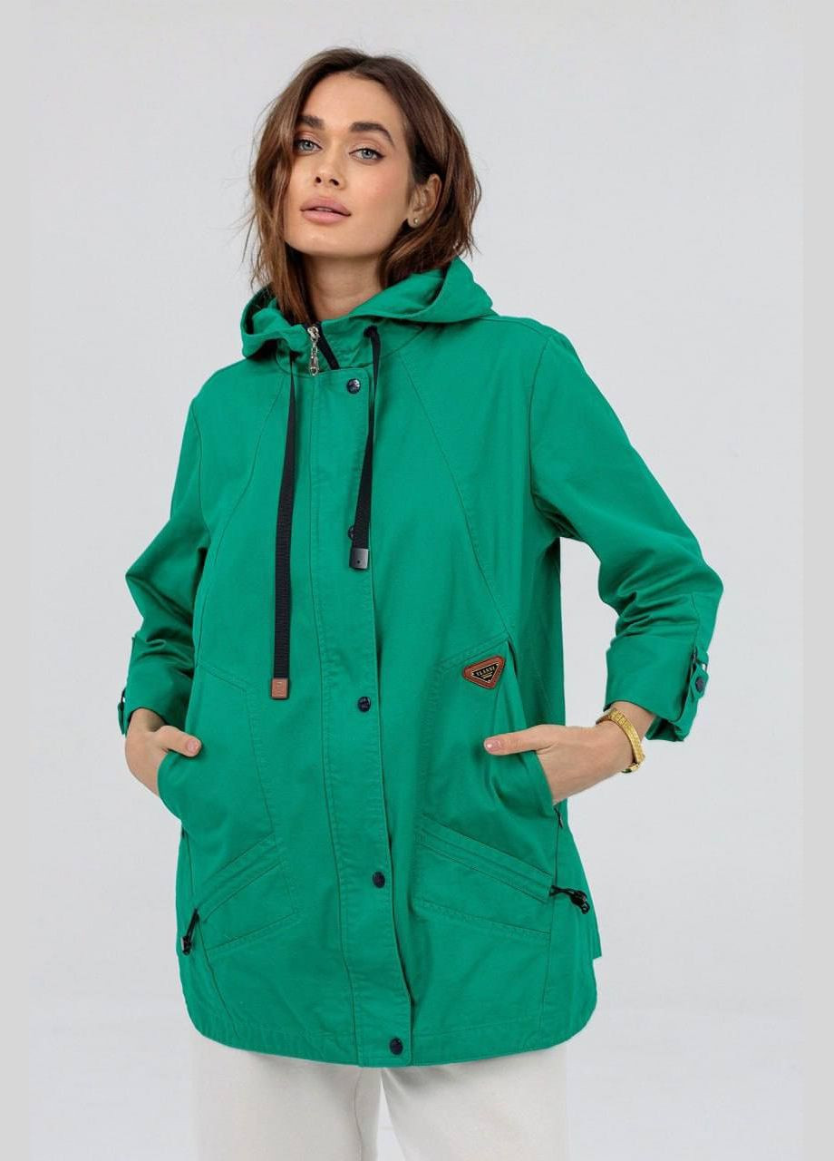 Зелена демісезонна куртка Lora