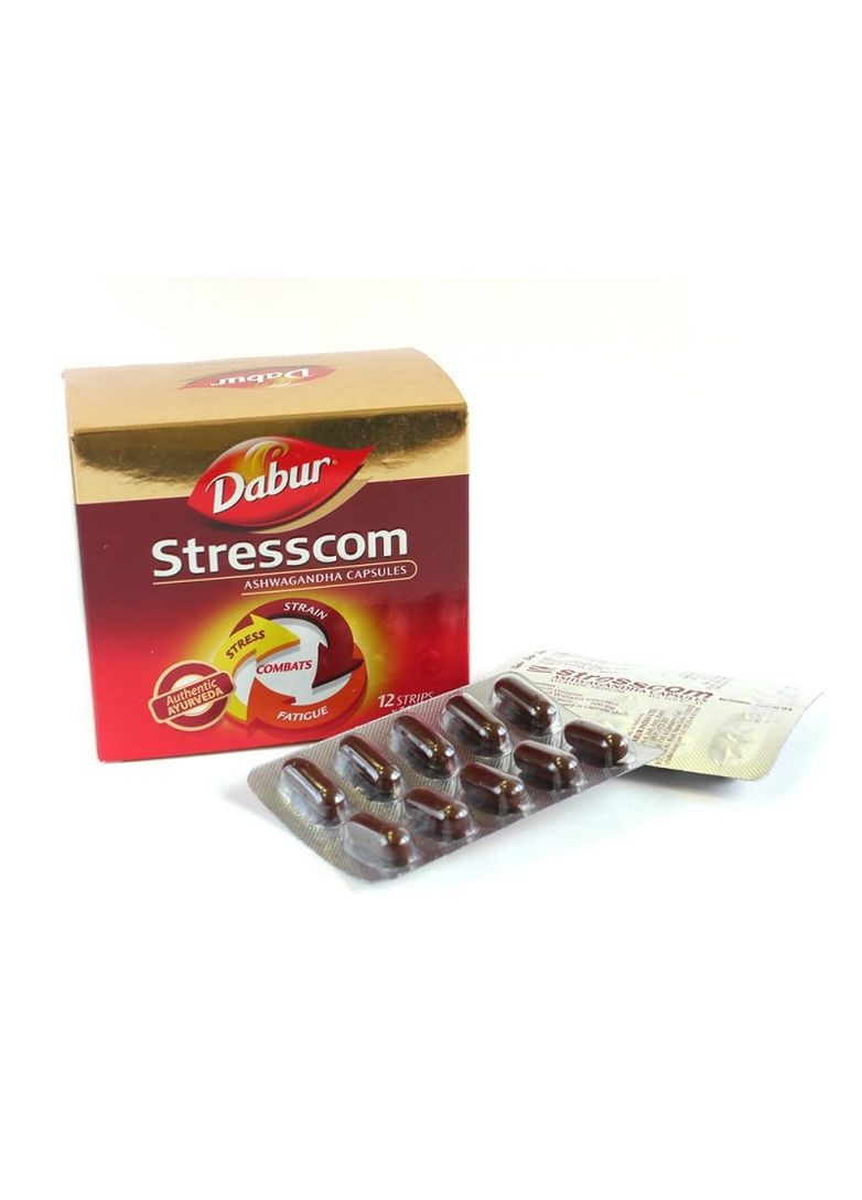 Стресском, Стресском Дабур, 10капсул, антистресс, от тревоги, хроническая усталость, Stresscom Dabur (344585467)