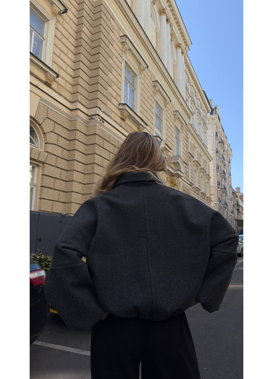 Женский бомбер из кашемира на подкладке. DK/DL Мода без кордонів на молнии (361832263)