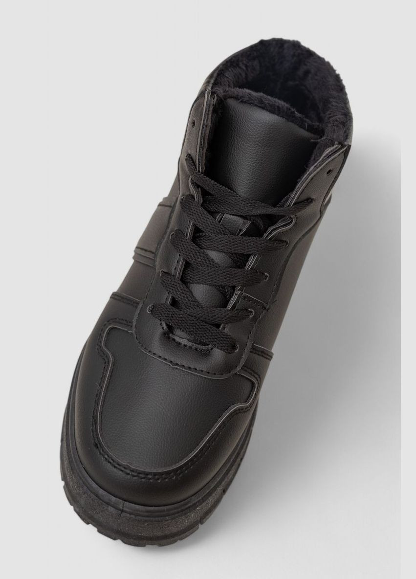 Кросівки жіночі зимові на хутрі, колір бежевий, 248RMB17 Stilli чорні всесезони (315317665)