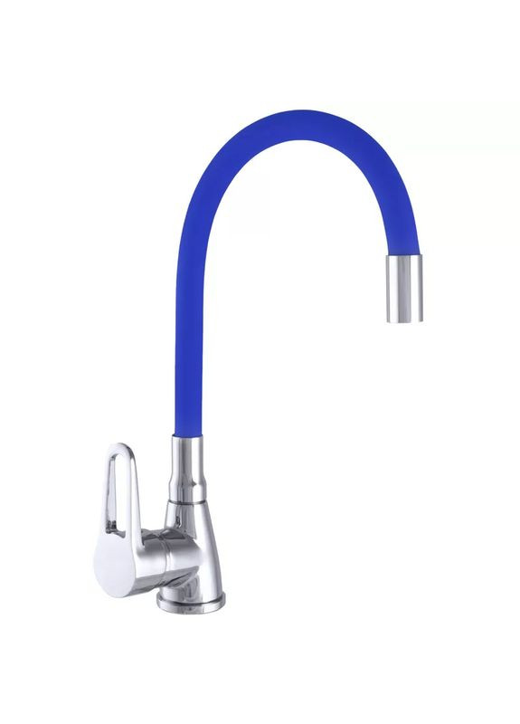 Змішувач для кухні SOP4-R045-BLUE з гнучким виливом, Wezer (371881606)