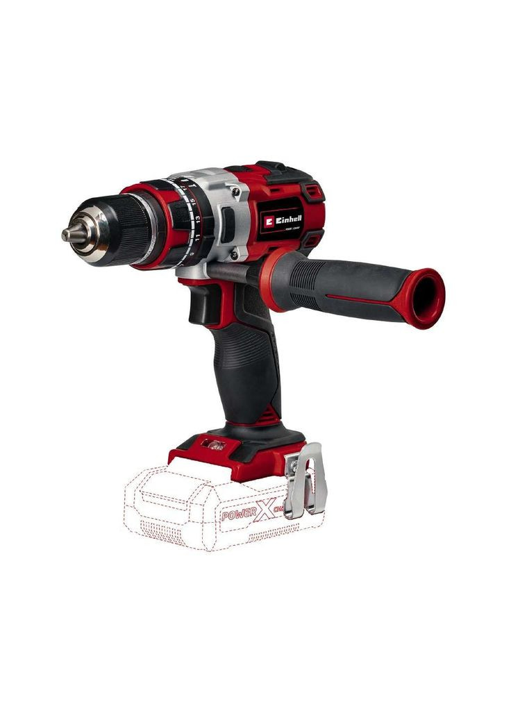 Шуруповерт TP-CD 18/80 Li-i BL - Solo, PXC 18В, 80Нм (без АКБ та ЗП) (4514305) Einhell (372625333)