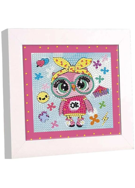 Мозаїка Diamondz Сова зі стразами (47385) Craze (330578667)