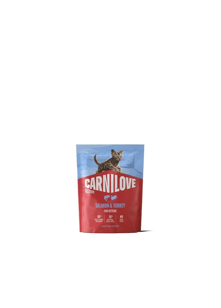 Корм сухой Active Salmon & Turkey Kitten для котят лосось и индейка 400 г Carnilove (402915604)