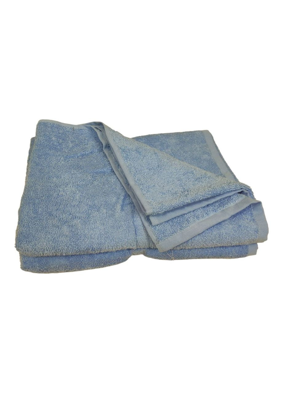 Рушник махровий 2 сорт 50х90 щільність 500 Ярослав однотонний сірий