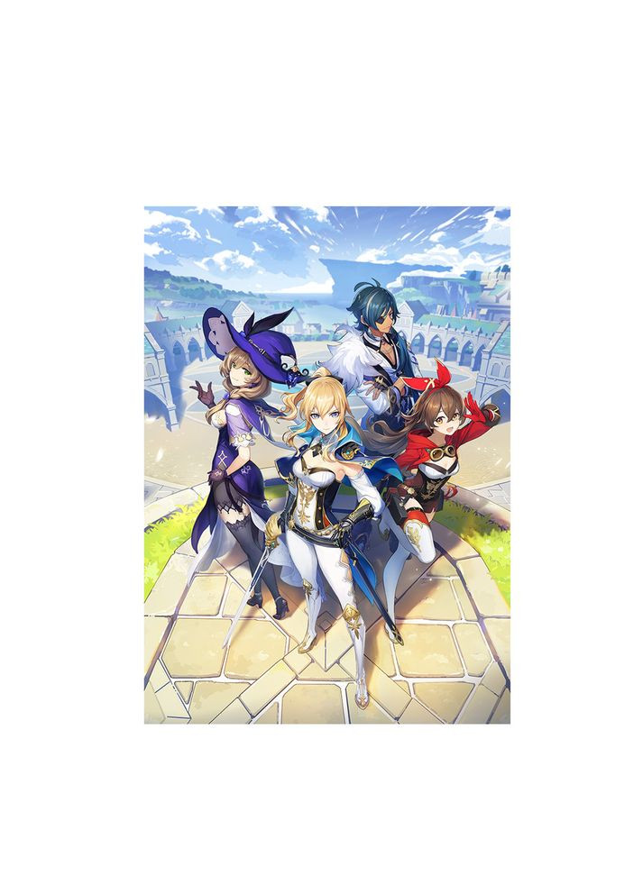 Постер плакат Геншин удар Genshin Impact 42х29 см А3 (poster_0268) No Brand (326997829)