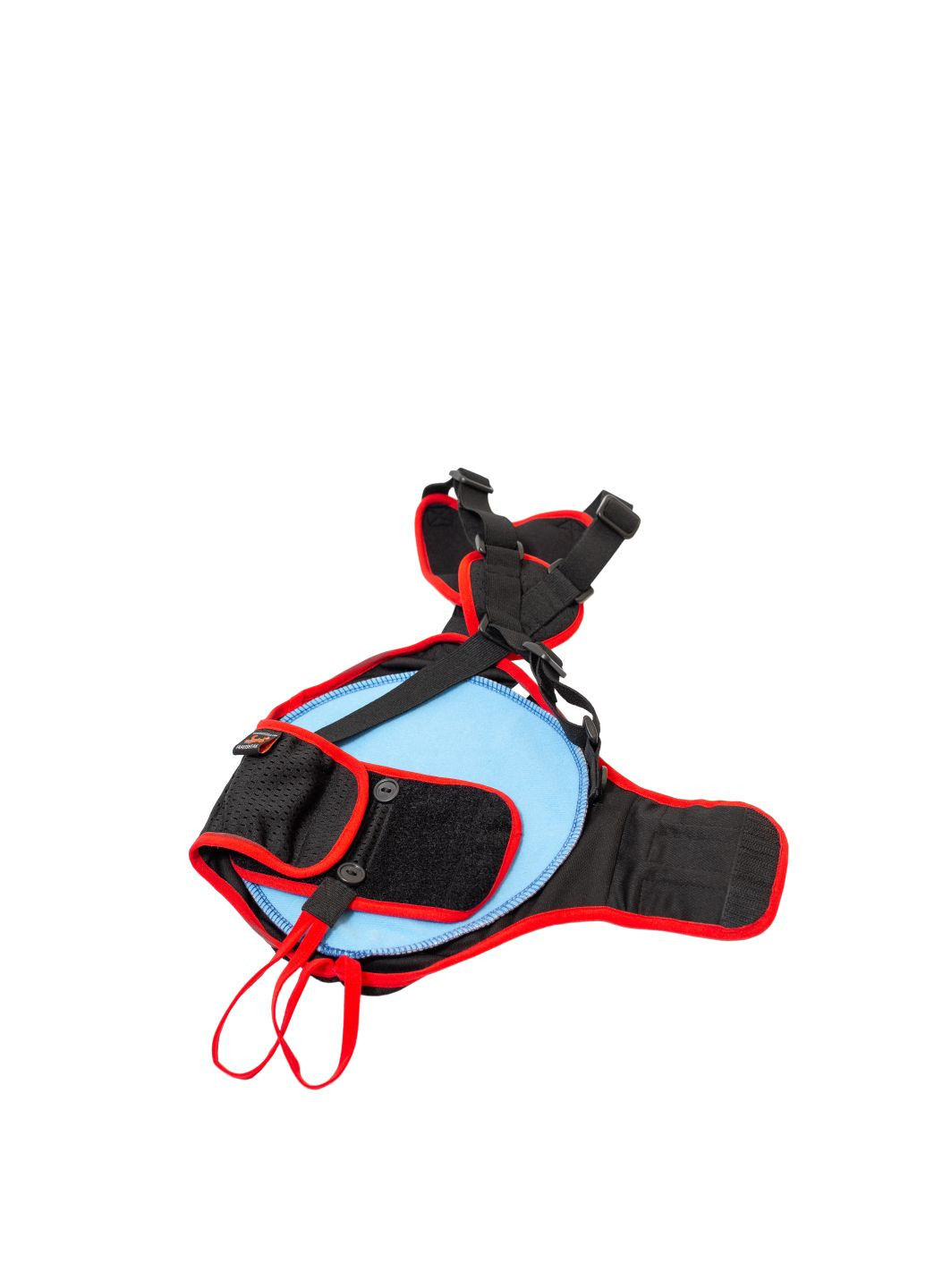 Труси для псів розмір S Чорний з червоним Frakishtak (303832873)