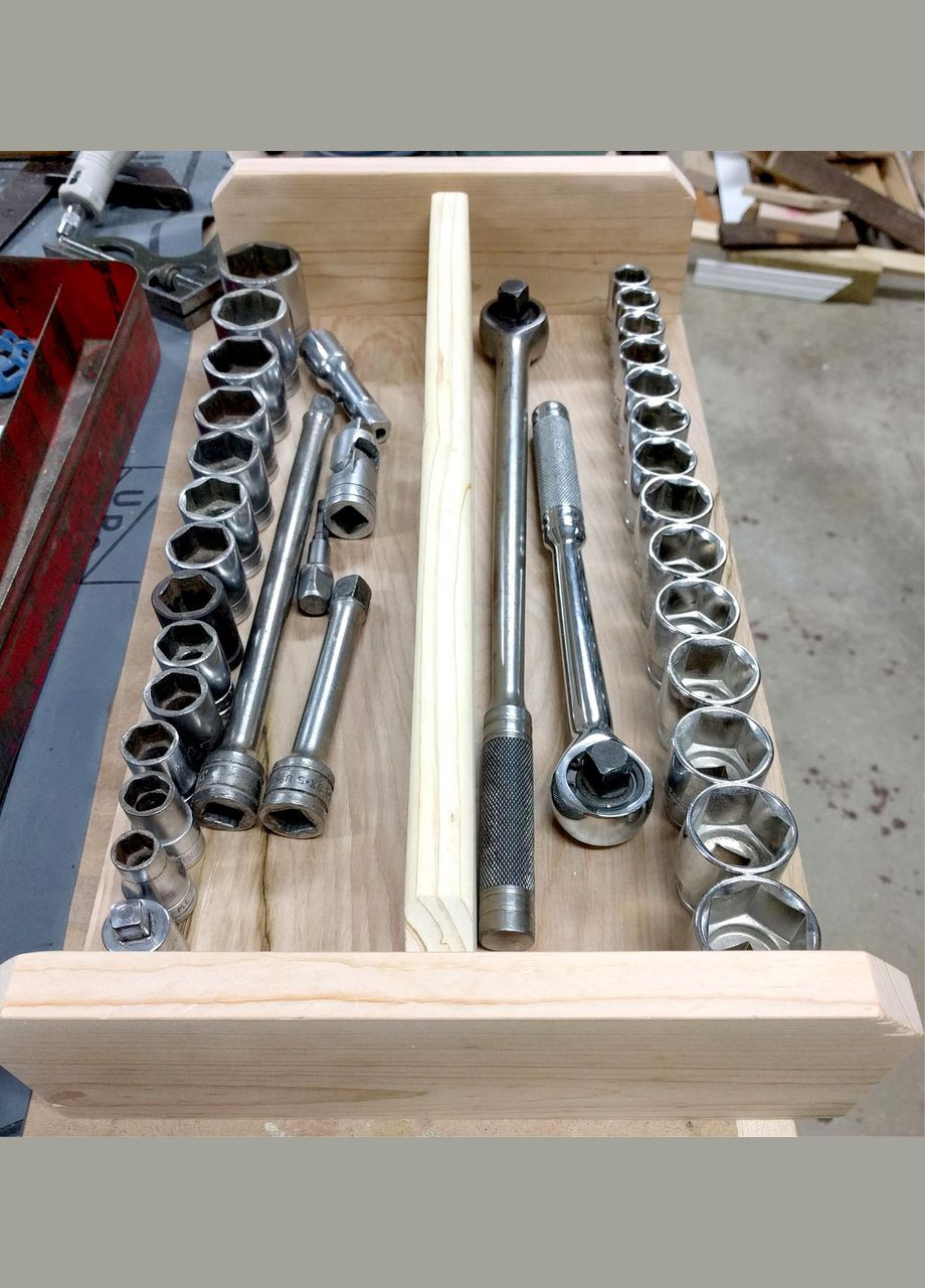 Органайзер для ключів і головок з дерева Жатрі бланже (ОГК-002001) No Brand (328912034)