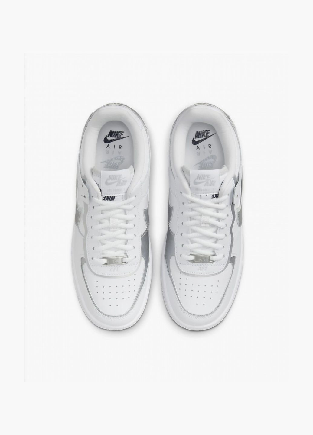 Кроссовки женские Af1 Shadow White Ci0919-119 Nike белые (335011756)