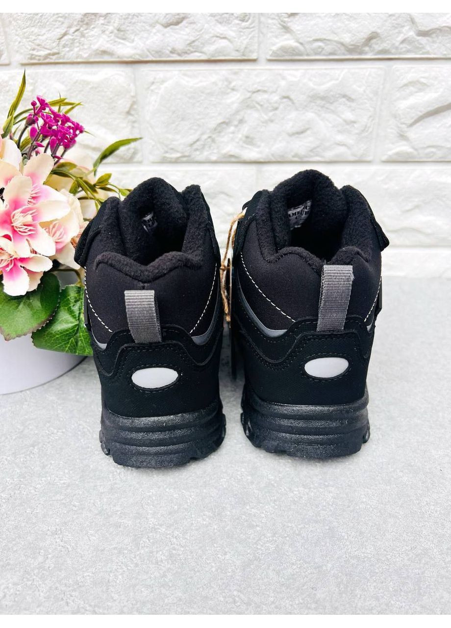 Трекінгові чорні термо черевики American Club (366336637)