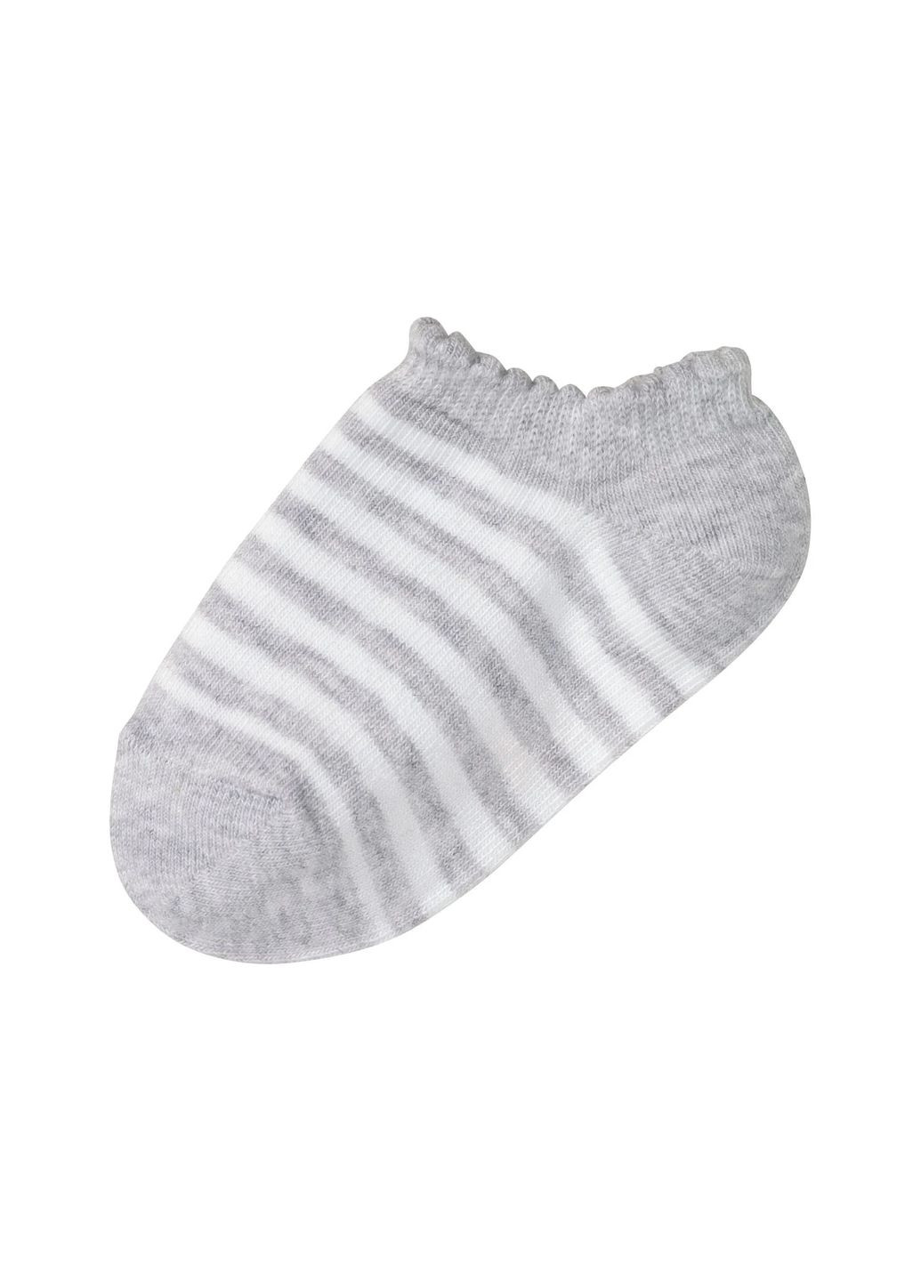 Пудровые носки из органического хлопка для девочки (уп.5 шт) короткие 23-26 Lupilu однотонные всесезон (322317395)