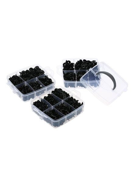 Набор клипс для салона авто 620 шт в кейсе универсальные автокрепления пистоны + съемник (R051373) Icar (349843548)