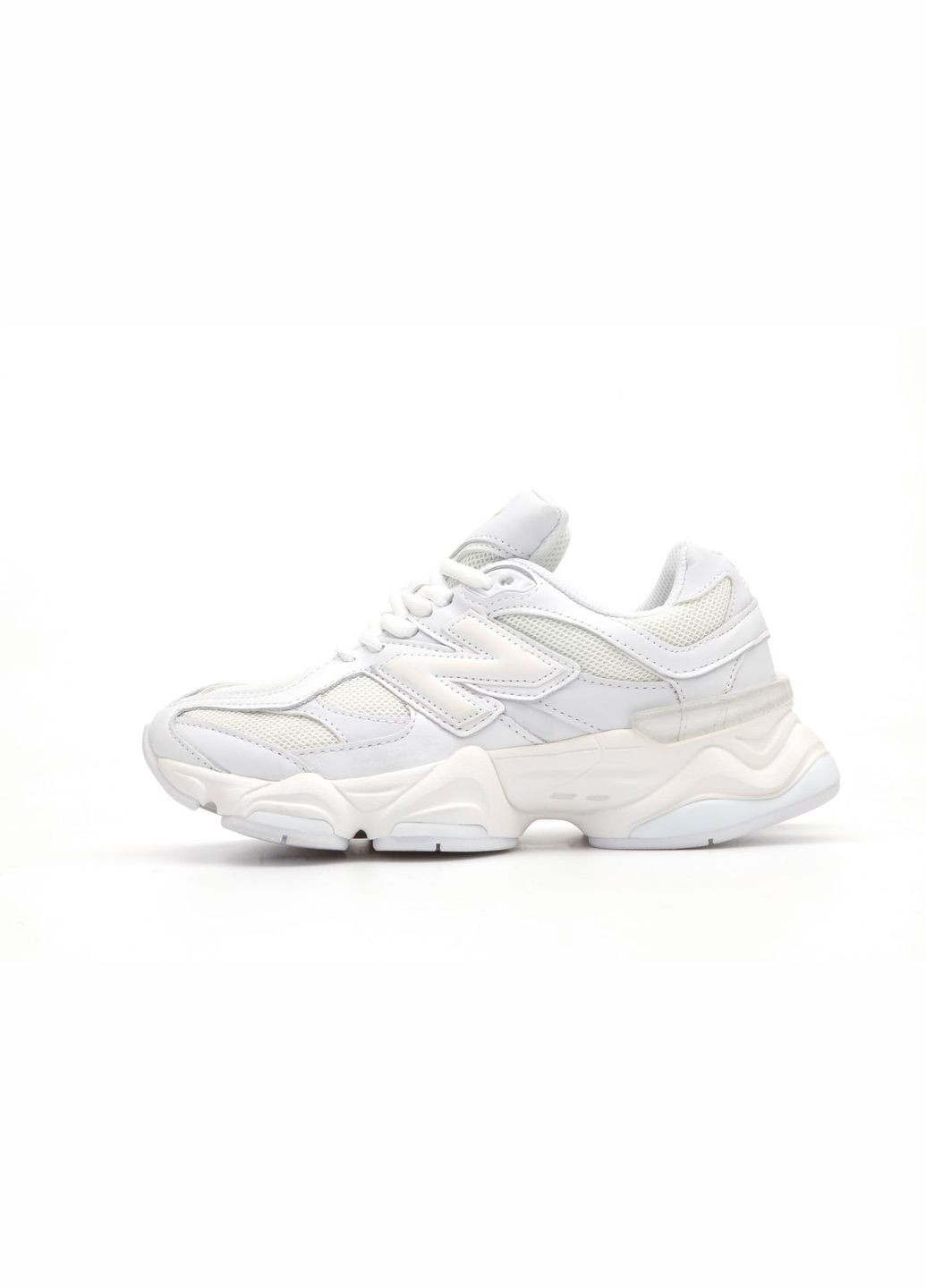 Білі всесезонні жіночі кросівки new balance triple white No Brand 9060