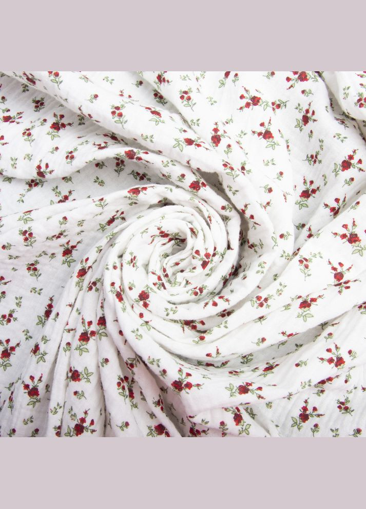 Тканина бавовняна платтяна Муслін двошарова 140 см, 120 г/м2 для суконь, блузок, спідниць, халатів, костюмів IDEIA (318506930)