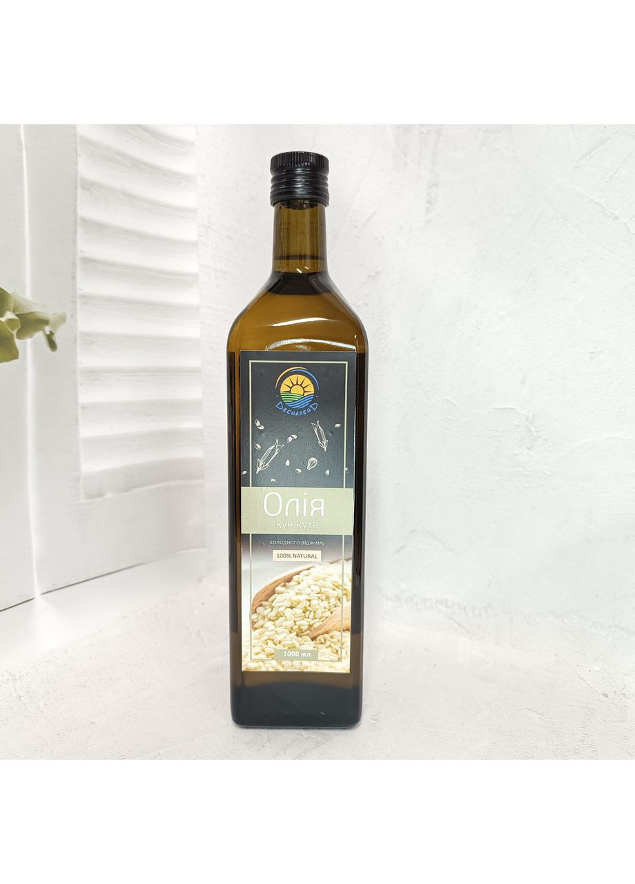 КУНЖУТНОЕ масло холодного отжима из БЕЛЫХ семян 1000 мл Десналенд (355335846)
