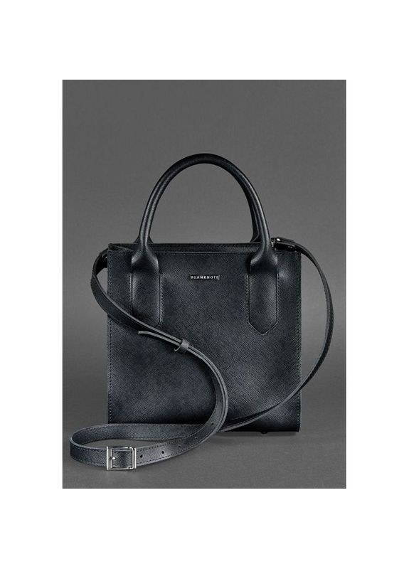 Жіноча шкіряна сумка через плече кроссбоді wood Чорний BlankNote (302007897)