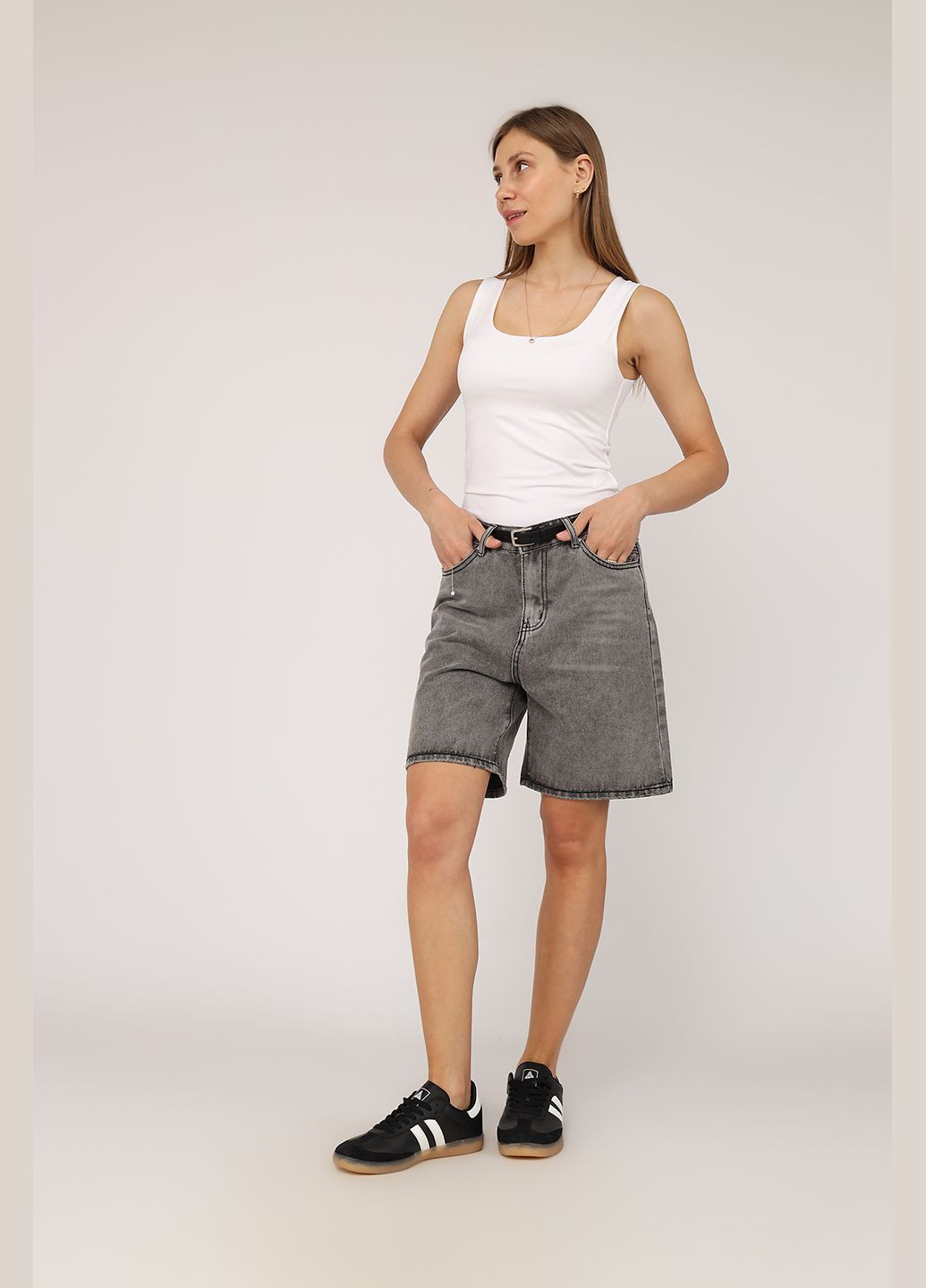 Майка с широкими бретелями женская цвет белый CB-00275297 Karol — 330223232