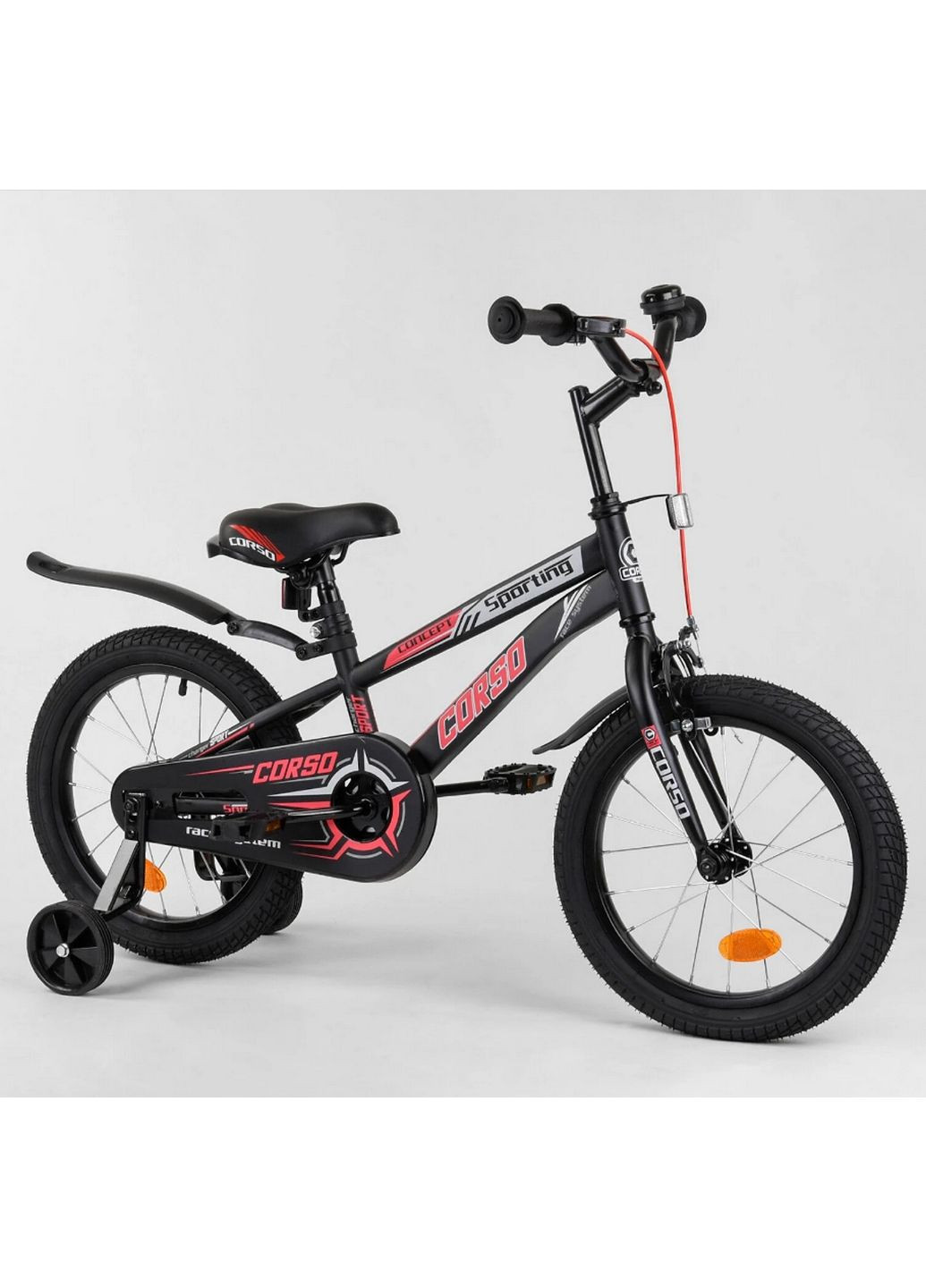 Велосипед дитячий 2-х колісний 16", зібраний на 75% Corso (282592387)