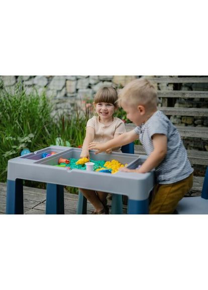 Комплект мебели TEGGI MULTIFUN+2 стула turquoise navy grey (TI-011-173) Tega Baby (341321477)