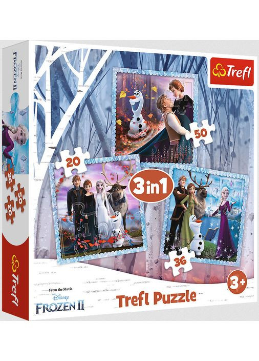 Пазл 3в1 - Ледяное сердце Волшебная сказка Trefl (371774188)