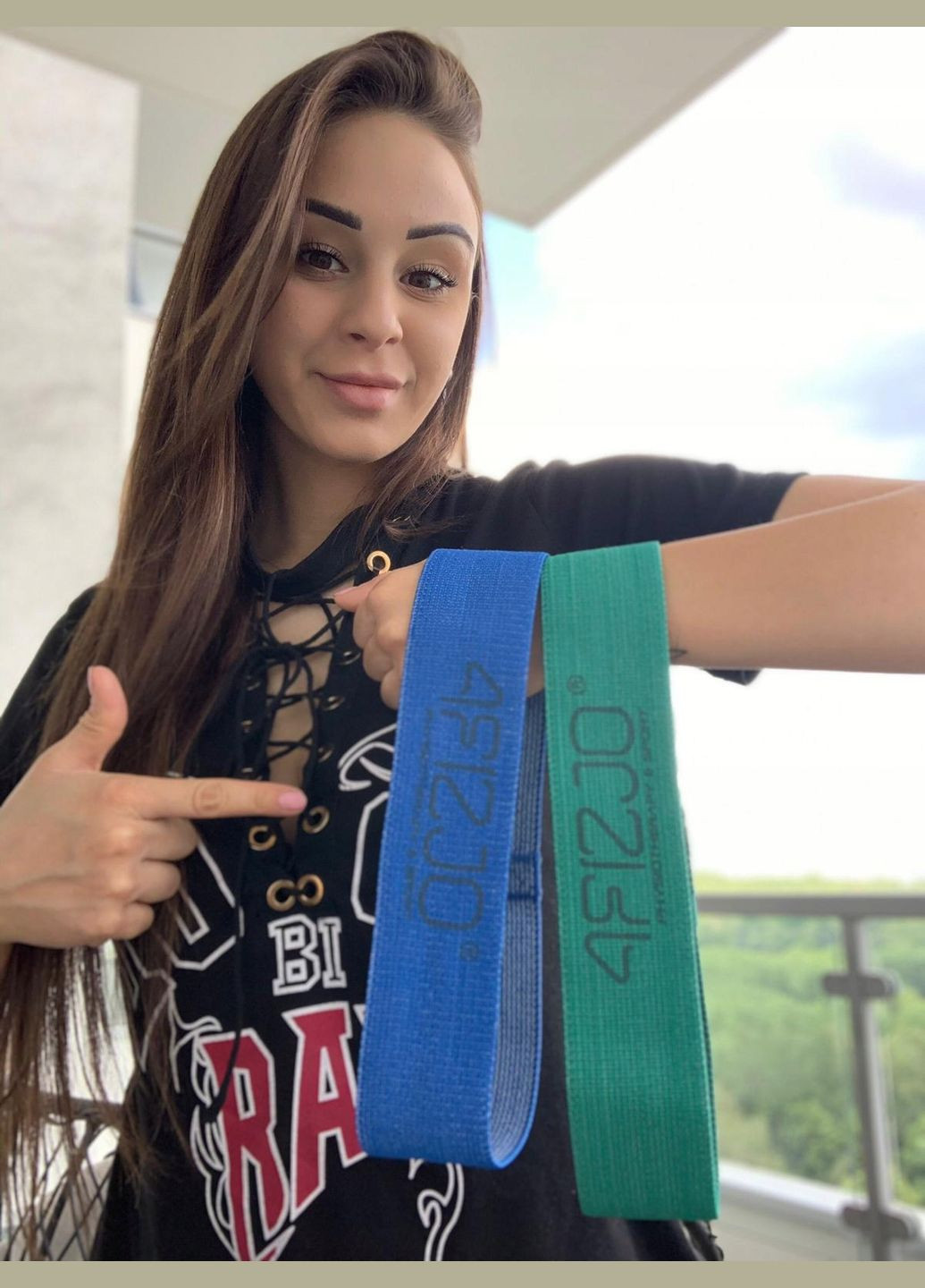 Набір резинок для фітнесу із тканини Flex Band 3 шт 115 кг 4FIZJO 4FJ0126 (275653846)