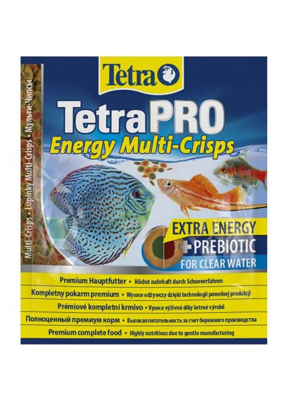 Корм PRO Energy Multi-Crisps для аквариумных рыб, 12 г (чипсы) Tetra (362703358)