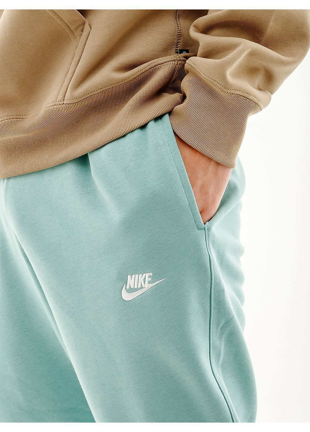 Бирюзовые спортивные демисезонные брюки Nike