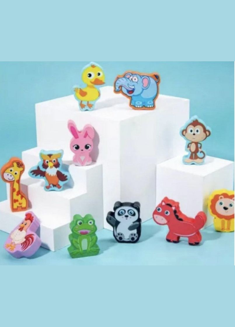 Розвиваюча дошка Монтесорі для малюків з рибалкою, фігурками та цифрами No Brand (306554462)