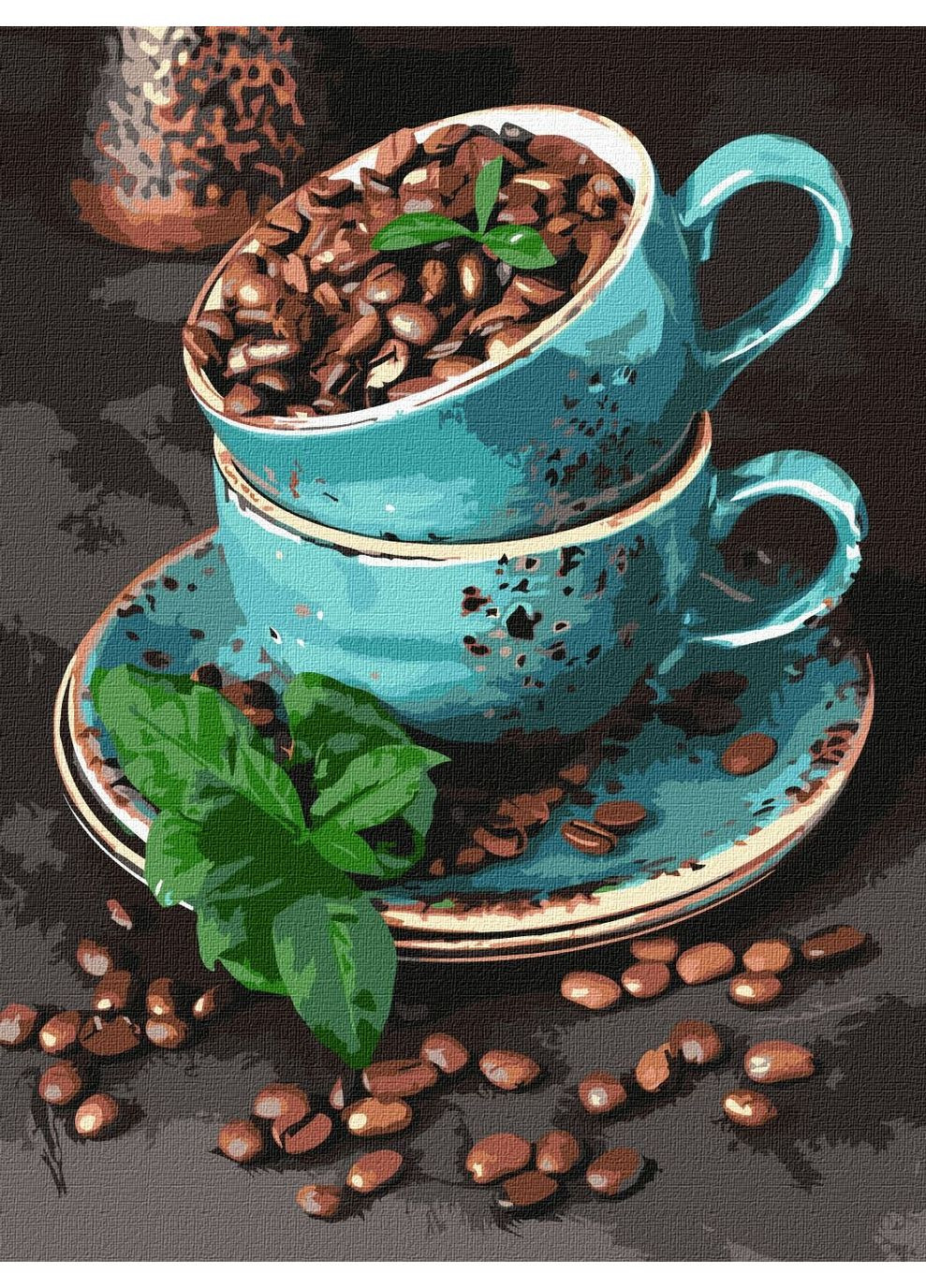 Набор для росписи по номерам Ароматные зерна кофе KHO5636 Разноцветный shop (4823104334545) Ідейка (363130987)