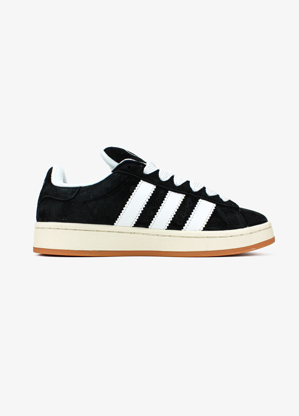Кроссовки женские и мужские Adidas Campus 00s black white | Адидас Кампус черные белые No Brand чёрные всесезоны (313102765)