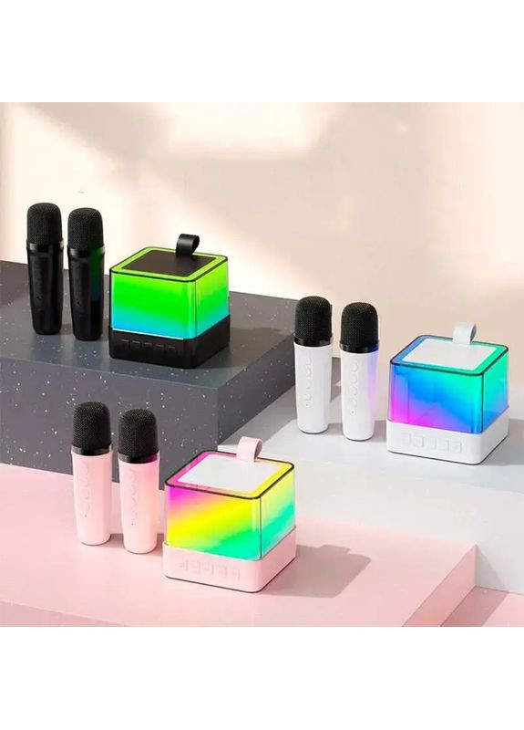 Портативная Bluetooth колонка-караоке с двумя микрофонами Wi-Fi Grant (371357957)