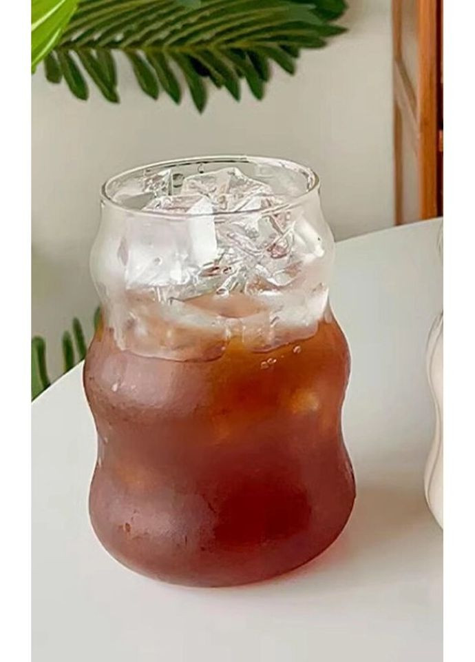 Стакан высокий с крышкой и трубочкой Waves 1 15004 500 мл No Brand (322031029)