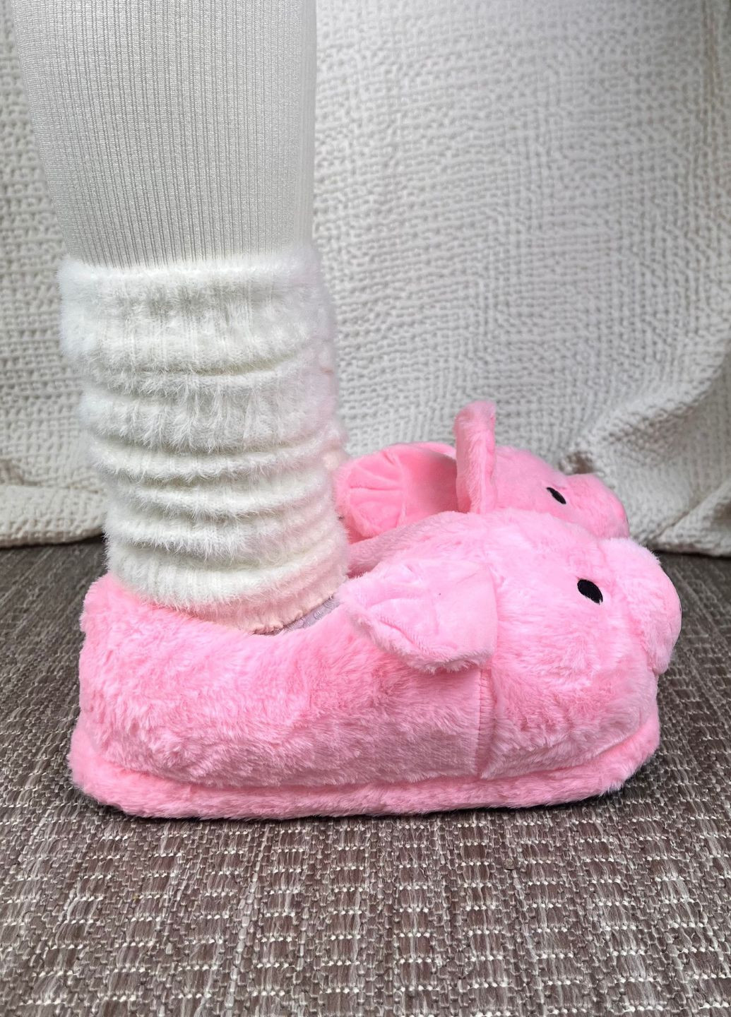 Тапочки домашні плюшеві свинки жіночі My Kigu (366742054)