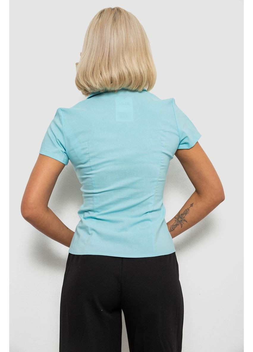 Голубой рубашка Ager