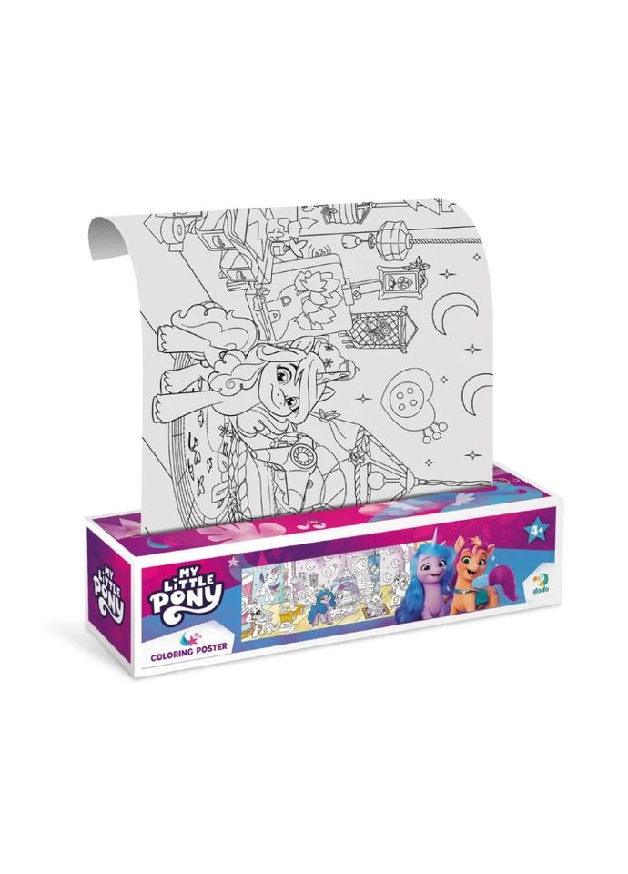 Розмальовка дитяча My Little Pony "Стильні подружки" 200187, 70х16 см DoDo Toys (389397687)